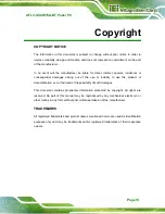 Предварительный просмотр 3 страницы IEI Technology AFL3-12A/W15A-BT User Manual