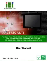 IEI Technology AFL3-12C-ULT3 User Manual preview