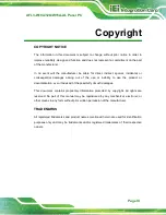 Preview for 3 page of IEI Technology AFL3-W10A-AL User Manual