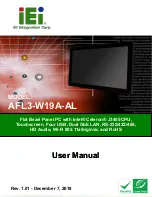 Preview for 1 page of IEI Technology AFL3-W19A-AL User Manual