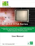 IEI Technology AFOLUX 915A Series User Manual preview