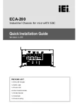 IEI Technology ECA-200 Quick Installation Manual preview