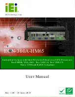 Preview for 1 page of IEI Technology ECN-360A-HM65 User Manual