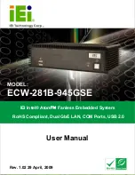 IEI Technology ECW-281B-945GSE User Manual preview