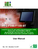 IEI Technology F10B-BT User Manual preview