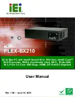 Preview for 1 page of IEI Technology FLEX-BX210 User Manual