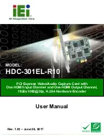 Preview for 1 page of IEI Technology HDC-301EL-R10 User Manual