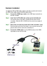 Preview for 2 page of IEI Technology HDC-301MS-R10 Quick Installation Manual