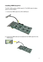 Preview for 4 page of IEI Technology HDC-304E Quick Installation Manual