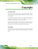 Preview for 3 page of IEI Technology HDC-701EL User Manual