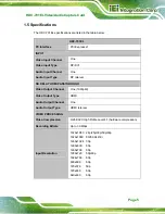 Preview for 13 page of IEI Technology HDC-701EL User Manual