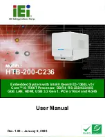 Preview for 1 page of IEI Technology HTB-200-C236 User Manual