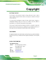 Preview for 3 page of IEI Technology HTB-200-C236 User Manual