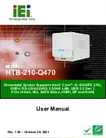 IEI Technology HTB-210-Q470 User Manual предпросмотр