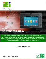 IEI Technology ICEROCK-08A Series User Manual preview