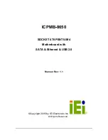 Предварительный просмотр 1 страницы IEI Technology ICPMB-8650 Manual