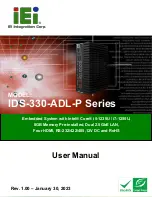 Предварительный просмотр 1 страницы IEI Technology IDS-330-ADL-P Series User Manual