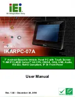 Preview for 1 page of IEI Technology IKARPC-07A User Manual