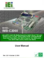 IEI Technology IMB-C2060 User Manual предпросмотр