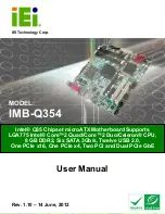 IEI Technology IMB-Q354 User Manual предпросмотр