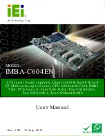 IEI Technology IMBA-C604EN User Manual preview