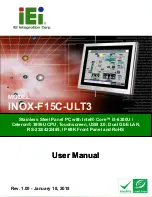 IEI Technology INOX-F15C-ULT3 User Manual preview