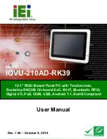 IEI Technology IOVU-210AD-RK39 User Manual preview