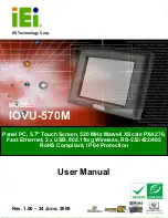 IEI Technology IOVU-570M User Manual preview