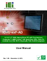 Preview for 1 page of IEI Technology IOVU-xxF-AD User Manual