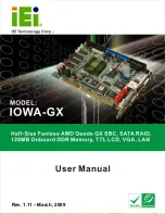 IEI Technology IOWA-GX User Manual предпросмотр