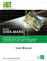 Предварительный просмотр 1 страницы IEI Technology IOWA-MARK User Manual