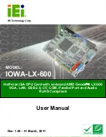 IEI Technology IOWOA-LX-600 User Manual preview