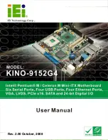 Предварительный просмотр 1 страницы IEI Technology KINO-9152G4 User Manual