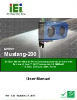 IEI Technology Mustang-200 User Manual preview