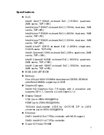 Preview for 2 page of IEI Technology NANO-BT-i1 Series Quick Installation Manual