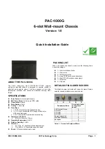 IEI Technology PAC-1000G Quick Installation Manual preview