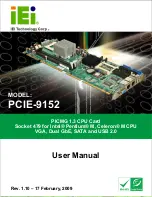 Предварительный просмотр 1 страницы IEI Technology PCIE-9152 User Manual