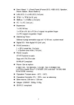 Preview for 3 page of IEI Technology PCIE-Q370 Quick Installation Manual