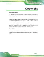 Предварительный просмотр 3 страницы IEI Technology PM-BT series User Manual