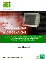 IEI Technology PPC-5150A-G41 User Manual preview
