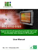 IEI Technology PPC-5152-D525 User Manual preview