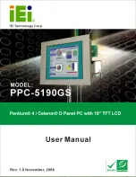 IEI Technology PPC-5190GS User Manual preview