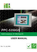 IEI Technology PPC-5350GS User Manual preview