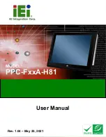 IEI Technology PPC-F A-H81 Series User Manual preview