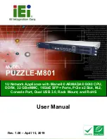 Предварительный просмотр 1 страницы IEI Technology PUZZLE-M801 User Manual