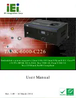 IEI Technology TANK-6000-C226i-E3/4G-R10 User Manual preview