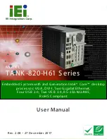 IEI Technology TANK-820-H61 Series User Manual preview