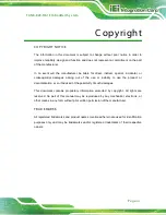 Preview for 3 page of IEI Technology TANK-820-H61 Series User Manual