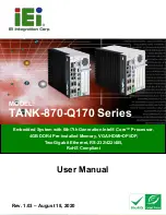 IEI Technology TANK-870-Q170 Series User Manual preview