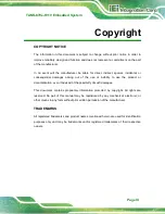 Preview for 3 page of IEI Technology TANK-870e-H110 Series User Manual